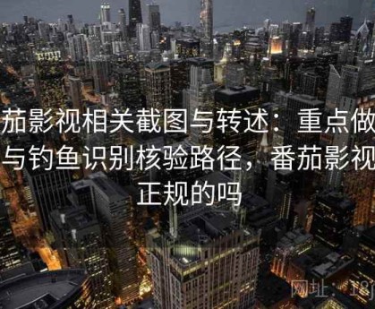 番茄影视相关截图与转述：重点做诈骗与钓鱼识别核验路径，番茄影视是正规的吗