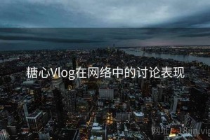 糖心Vlog在网络中的讨论表现