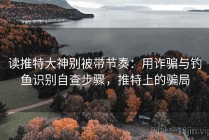 读推特大神别被带节奏：用诈骗与钓鱼识别自查步骤，推特上的骗局
