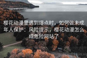 樱花动漫里遇到爆点时，如何做未成年人保护：风险提示，樱花动漫怎么成危险网站了