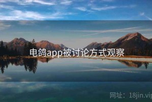 电鸽app被讨论方式观察