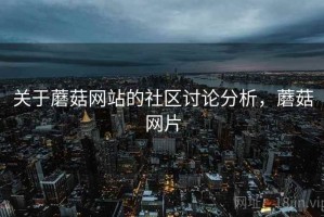关于蘑菇网站的社区讨论分析，蘑菇网片