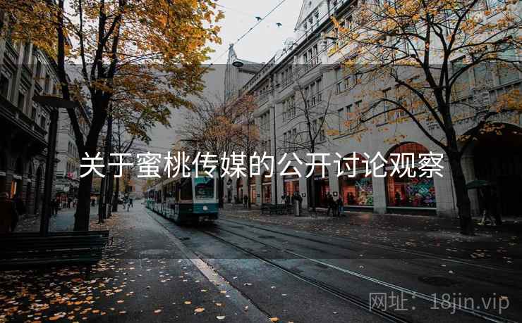 关于蜜桃传媒的公开讨论观察